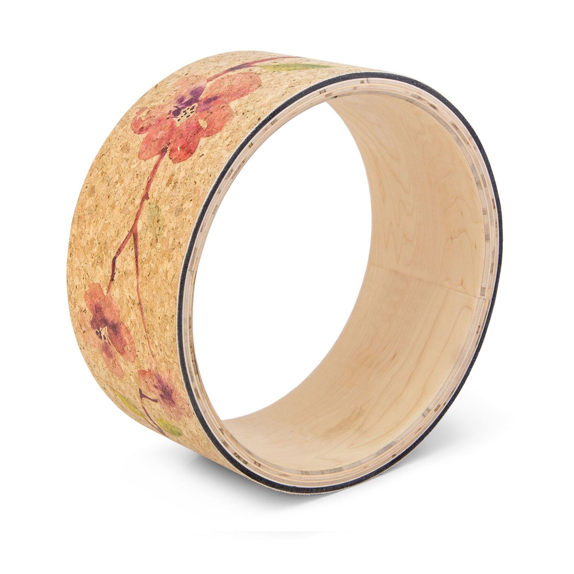 Blossom Cork Yoga Wheel - Yoloha Yoga