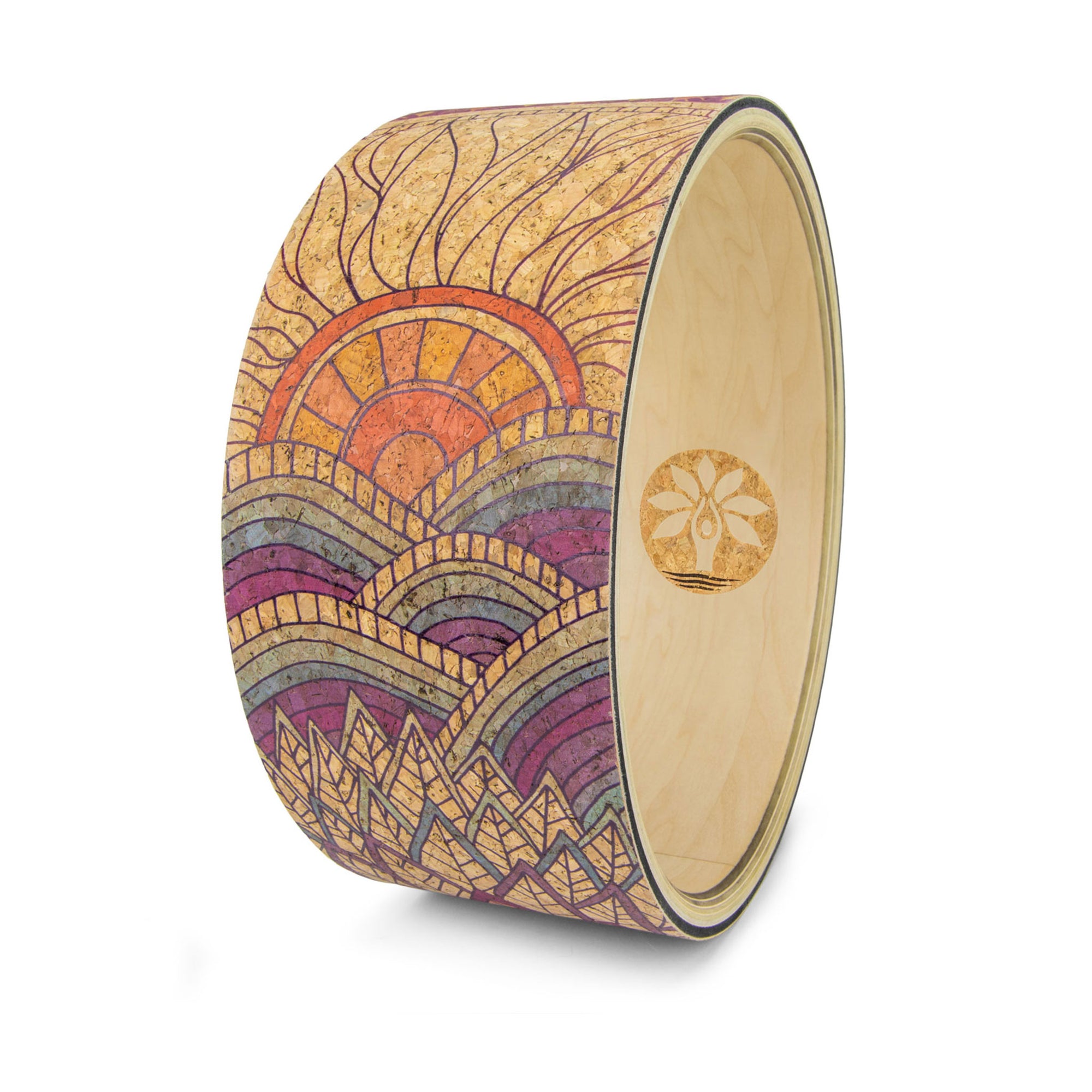 Shops wooden yoga wheel