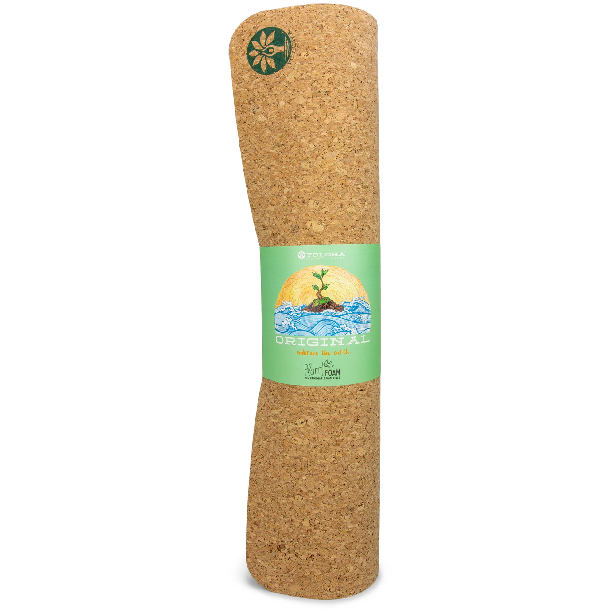 Harmony Original Cork Yoga Mat + Plant Foam - Yoloha Yoga