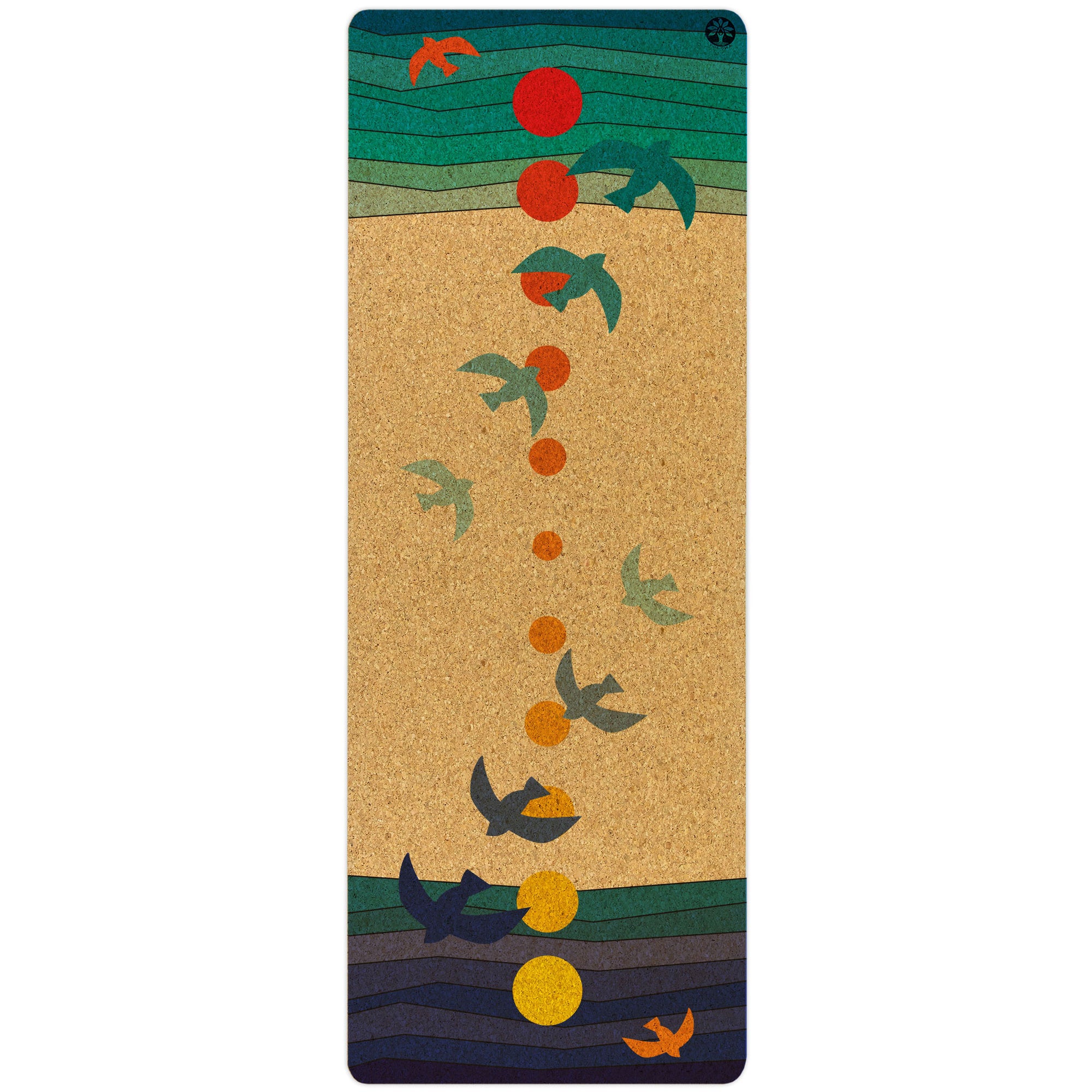 Solar and Lunar Nomad Cork Yoga Mat - Yoloha Yoga