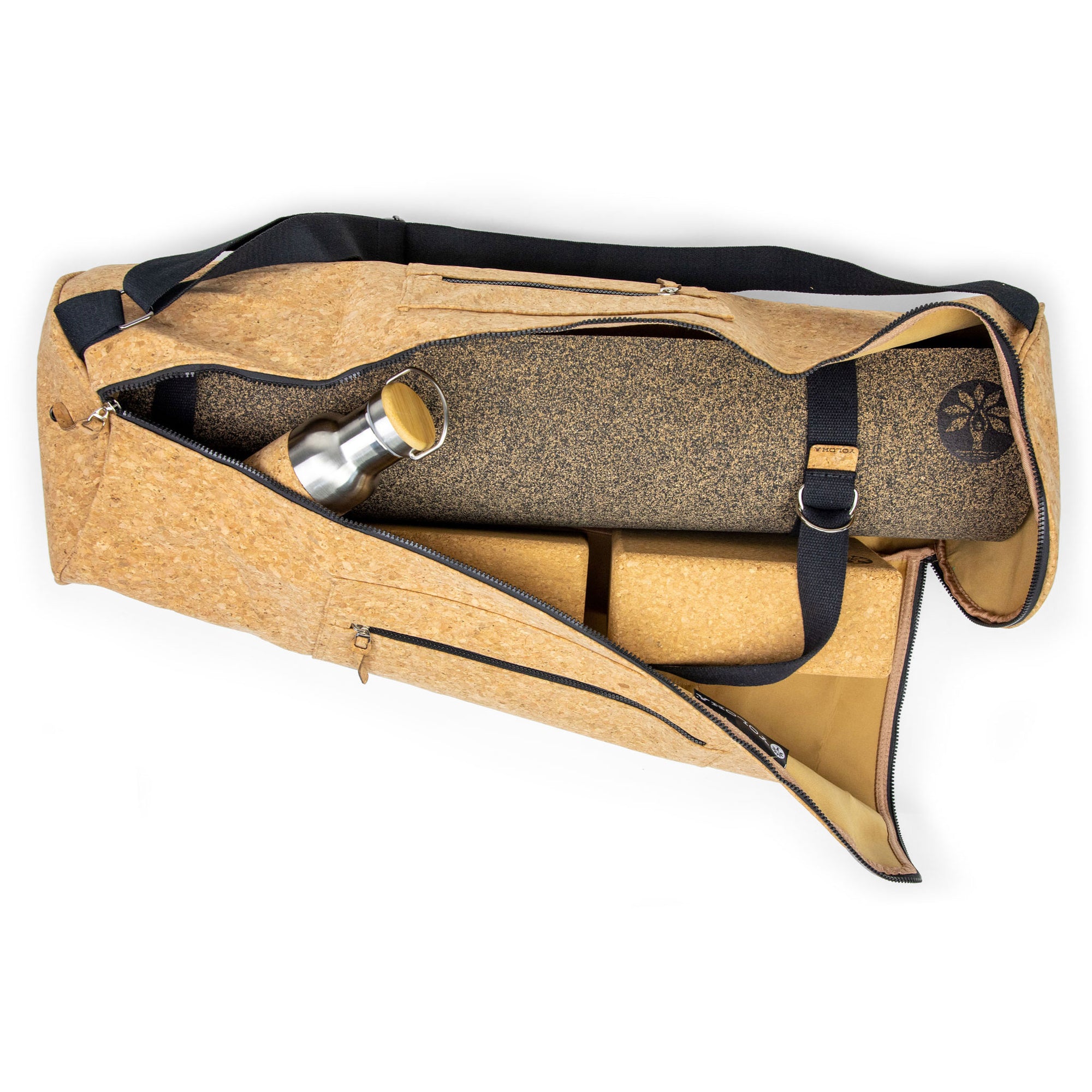 Cork Yoga Mat Bag XL - Yoloha Yoga